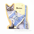 Top quality custom multicolor adjustable cartoon cat harness